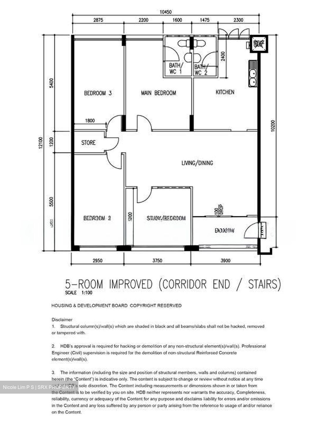 Blk 144 Bishan Green (Bishan), HDB 5 Rooms #551304431
